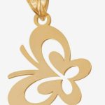 Lśniące skrzydła: stylizowany wisiorek w kształcie motyla