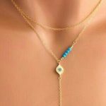 Energia turkusu i moc ochrony: Nowoczesny naszyjnik typu Y