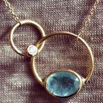 Harmonia nieba i morza: Naszyjnik z niebieskim kamieniem