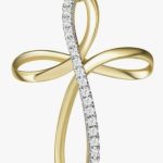 Naszyjnik Krzyż Nieskończoności z Kryształami